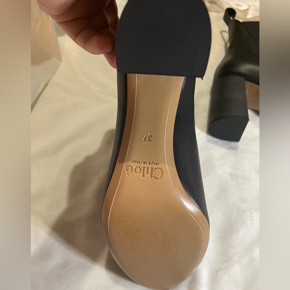 Chloe Leather Carlina Black Ankle Boots 🖤 - Picture 6 of 6